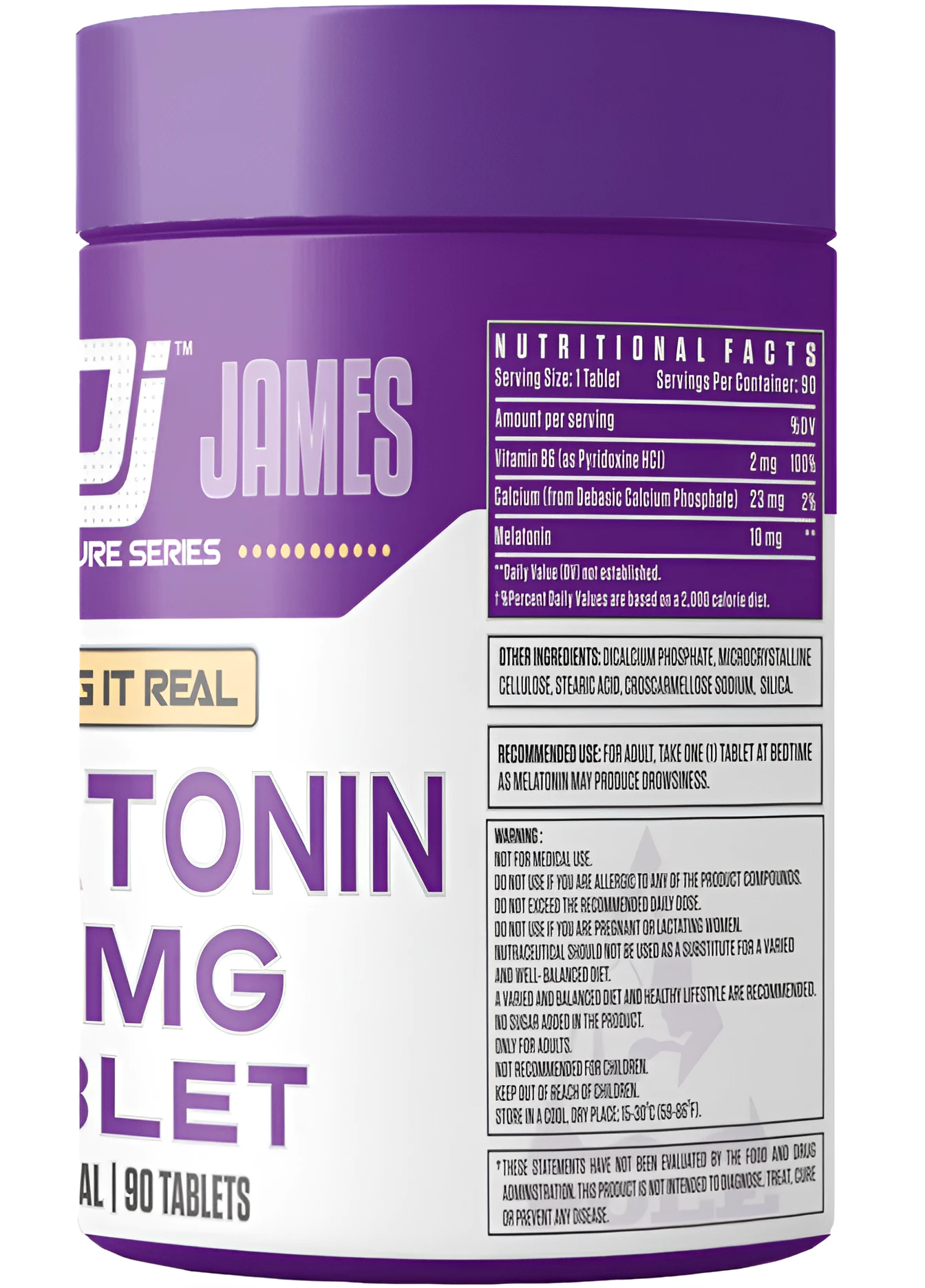 Dennis James MELATONIN TABLETS 10Mg view 3