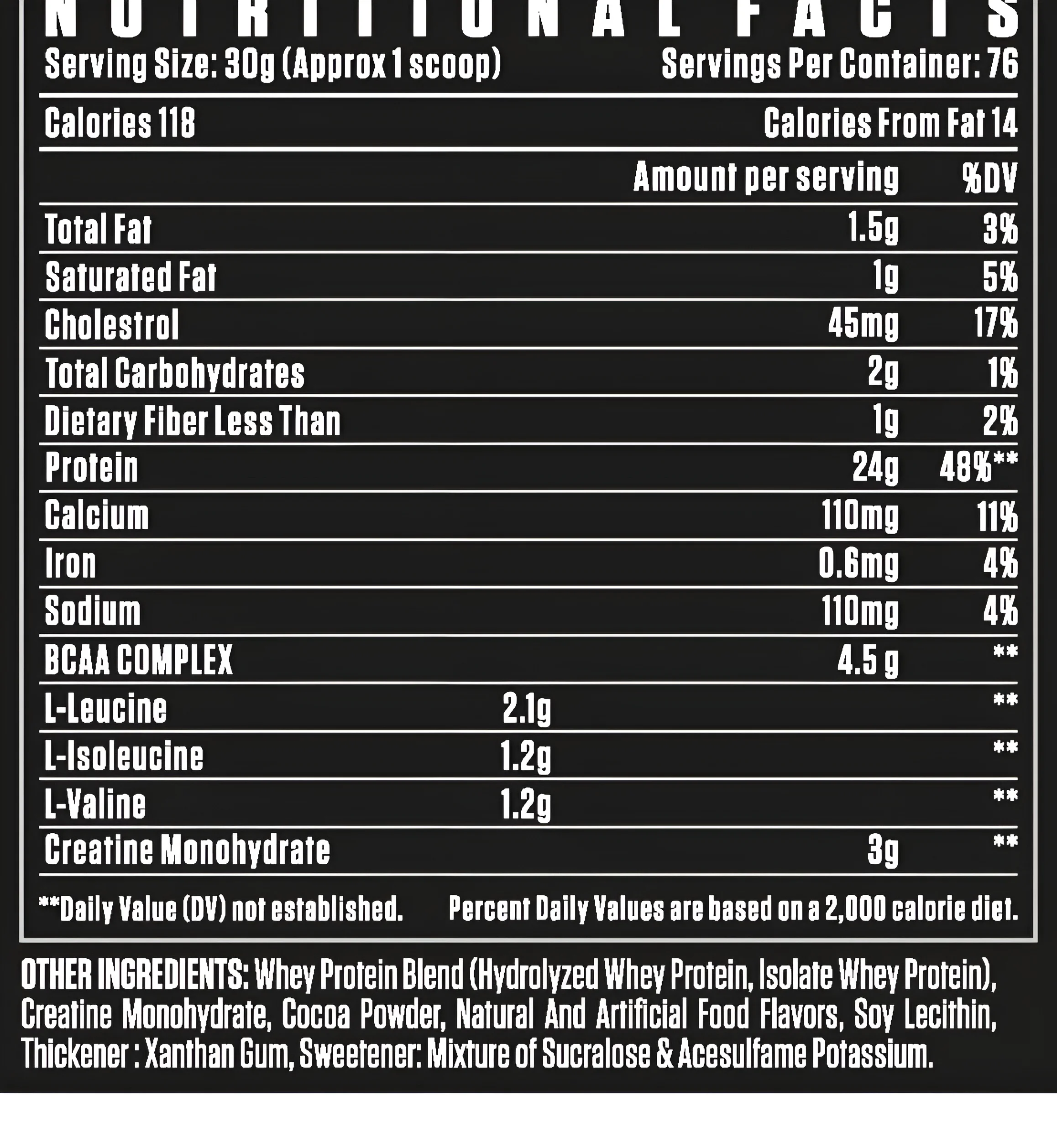 Dexter Jackson Black Series Anabolic Whey – Chocolate Smoothie (2kg, 78 Servings view 3