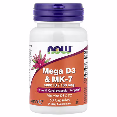 NOW MEGA D3 &MK 7 60 CAP