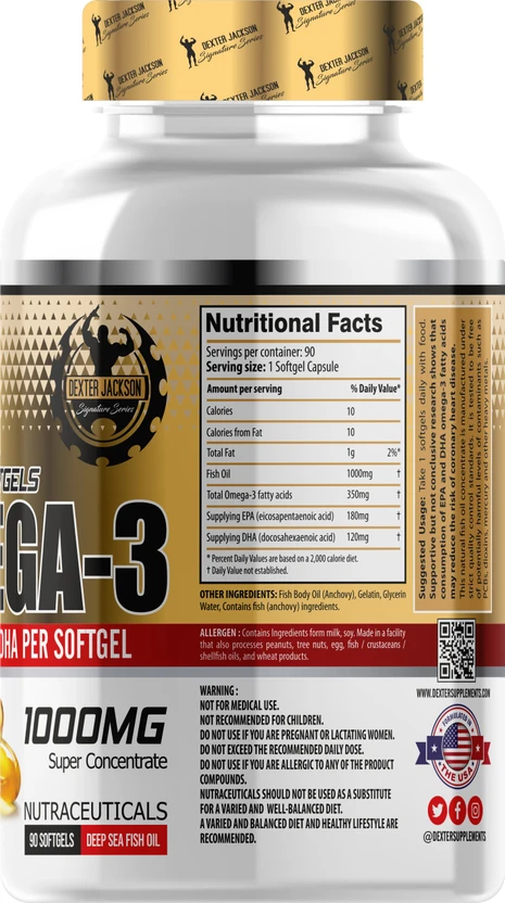 DEXTER JACKSON OMEGA 3 90 TAB view 2