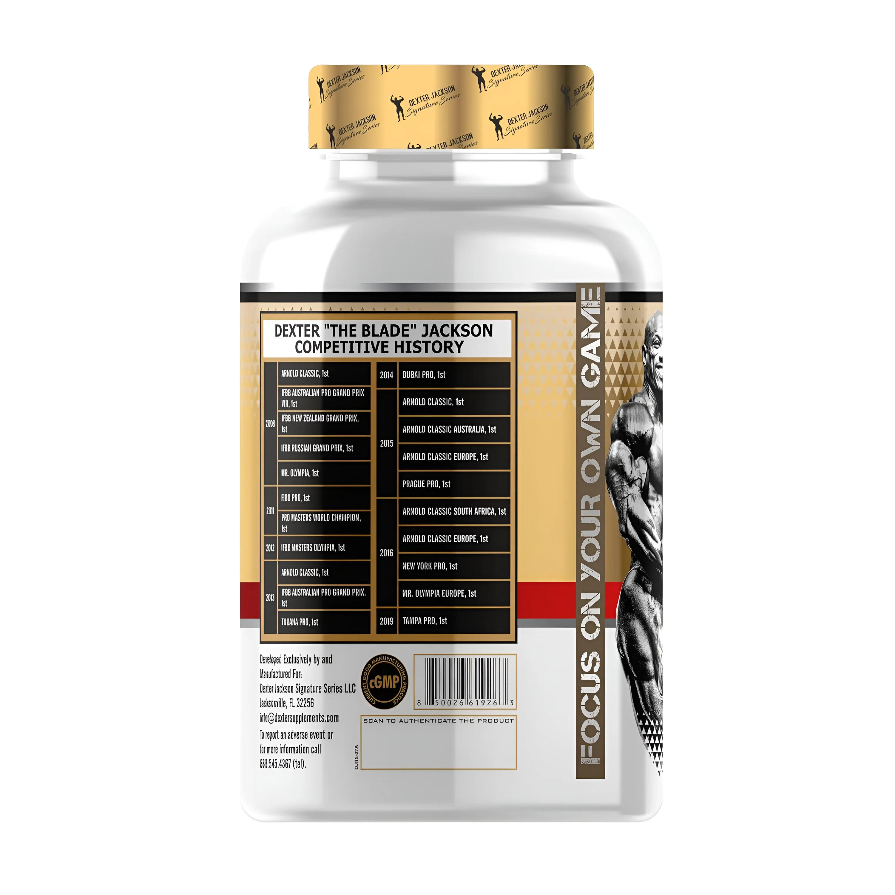 Dexter Jackson JOINT SUPPORT 90 Tab’s  view 3