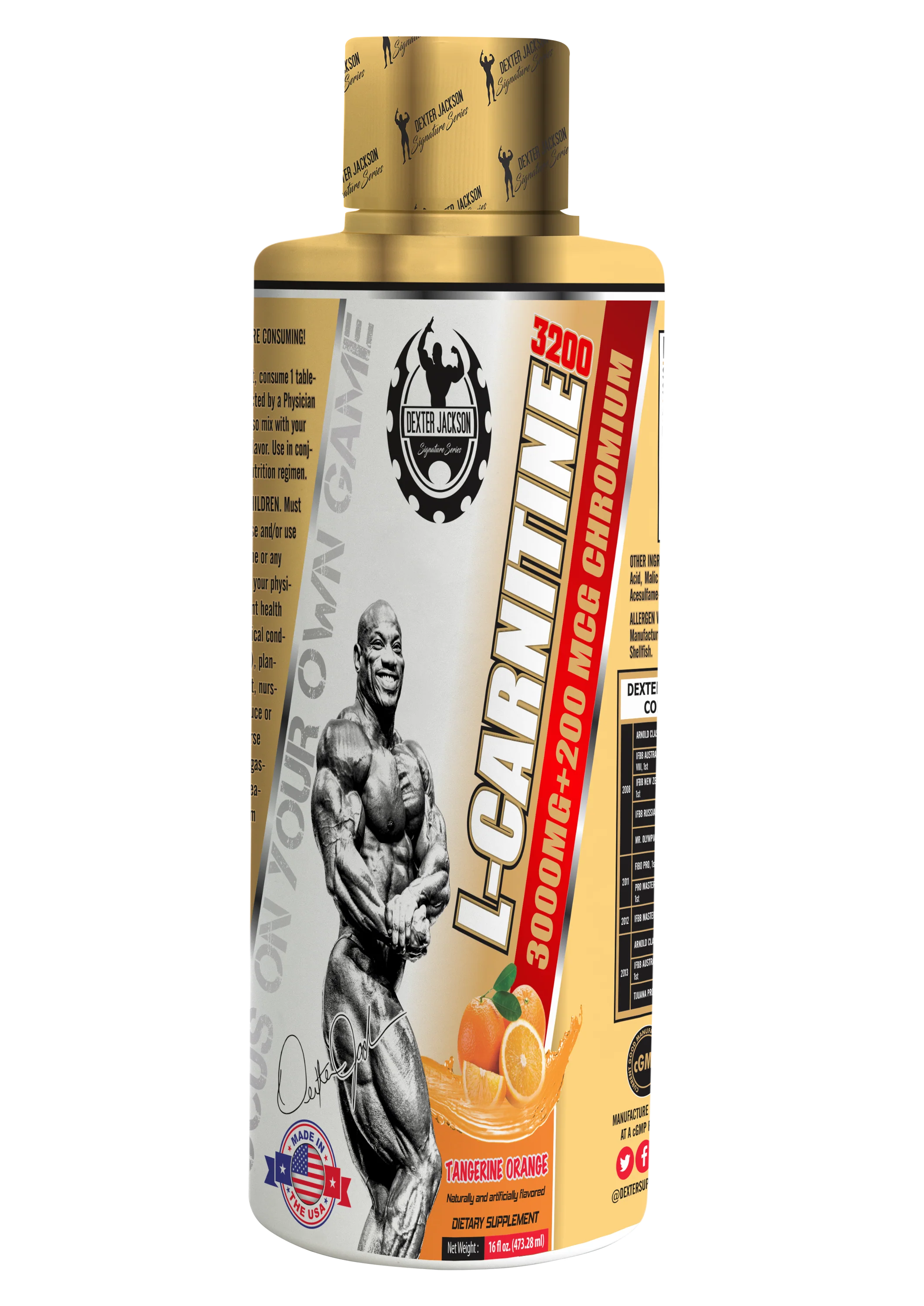 Dexter Jackson L-CARNITINE LIQUID 