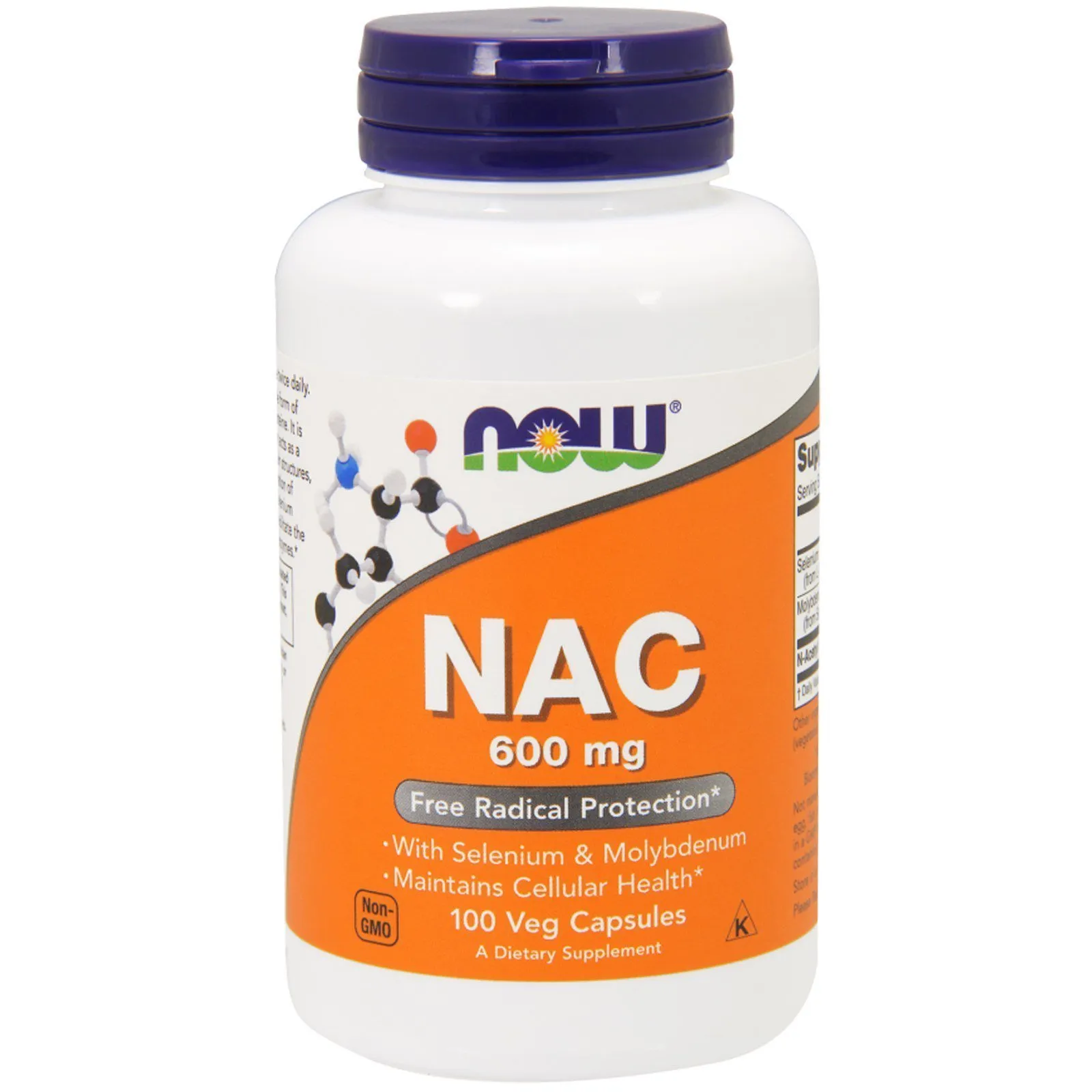 NOW NAC 100 CAPS 600 MG