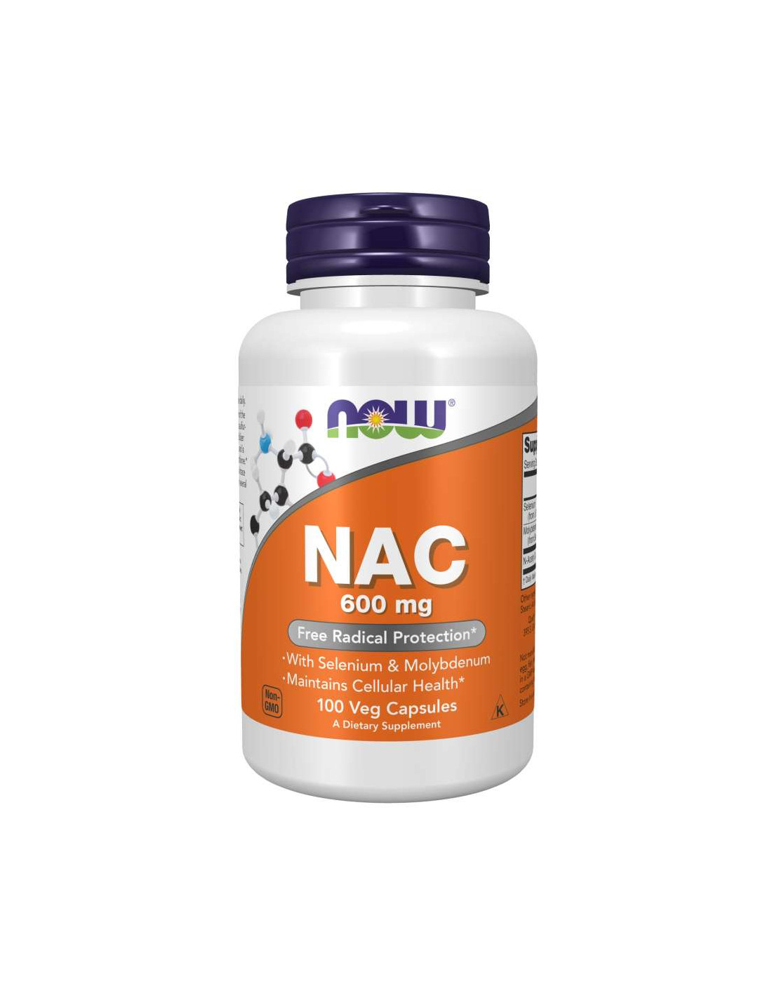 NOW NAC 100 CAPS  600 MG view 3