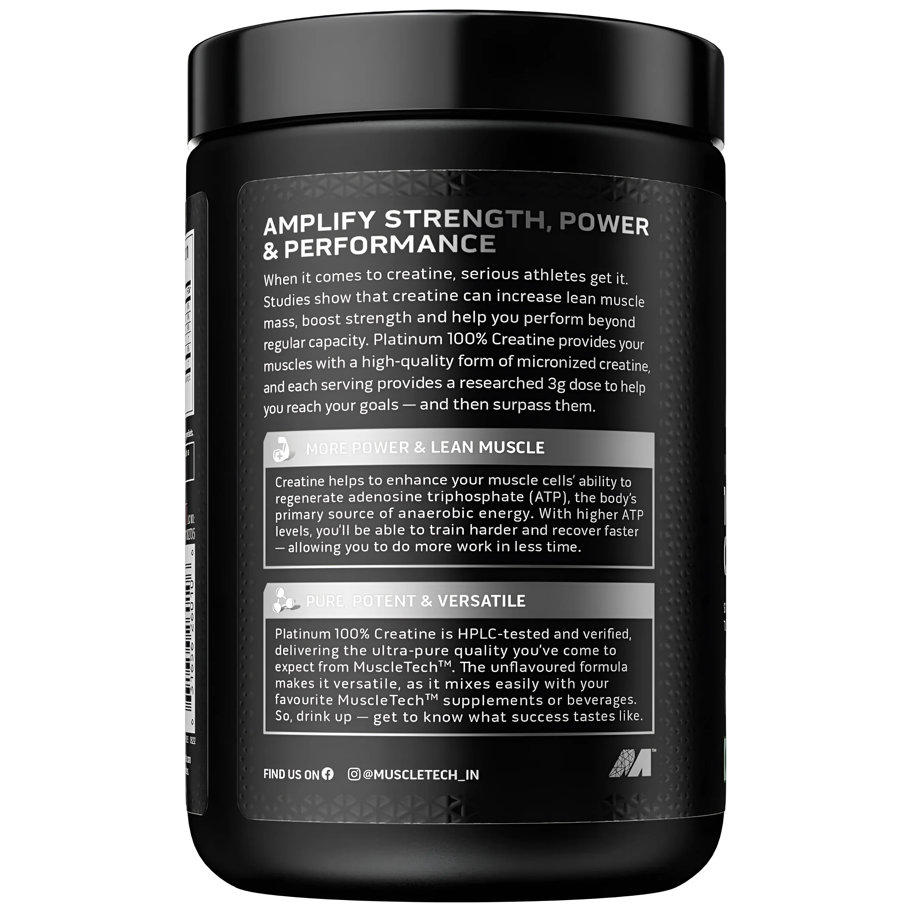 Muscletech GLUTAMINE (250 g) 50 Servings  view 3