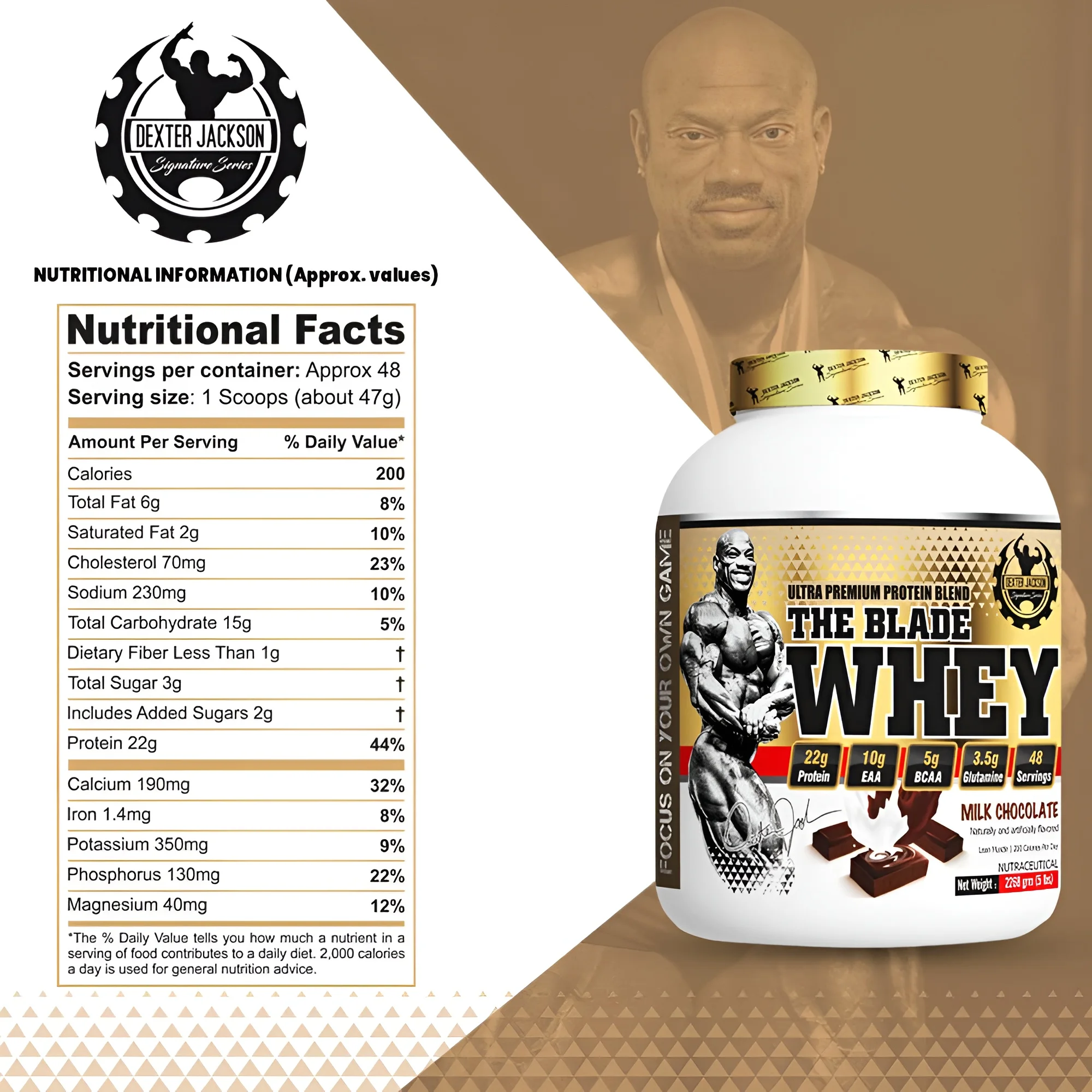 Dexter Jackson BLADE WHEY 2 Kg view 2