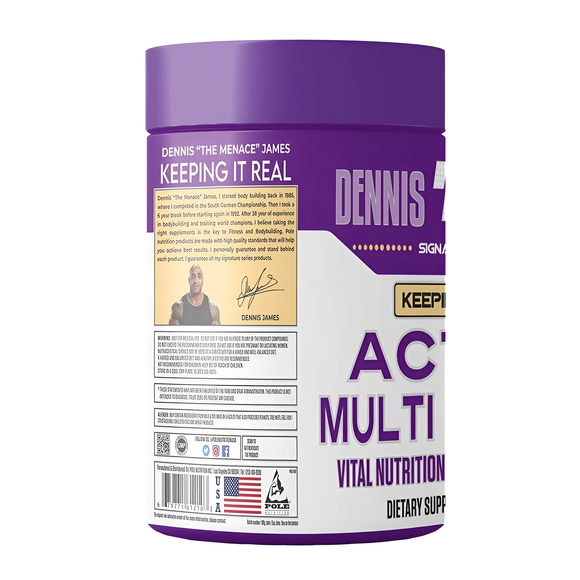 Dennis James MULTIVITAMIN 90 Tab view 3