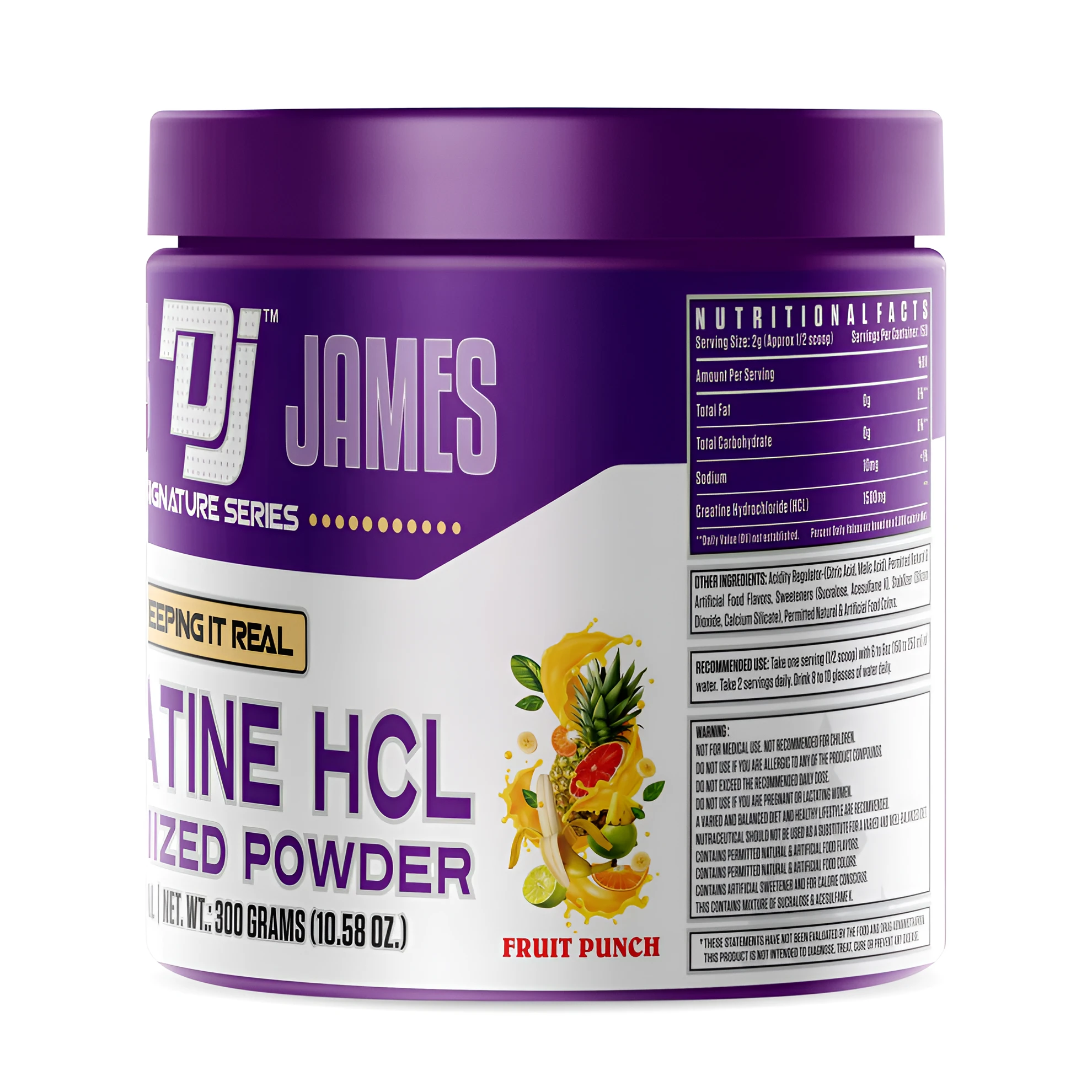 Dennis James Signature Series CREATINE HCL view 2