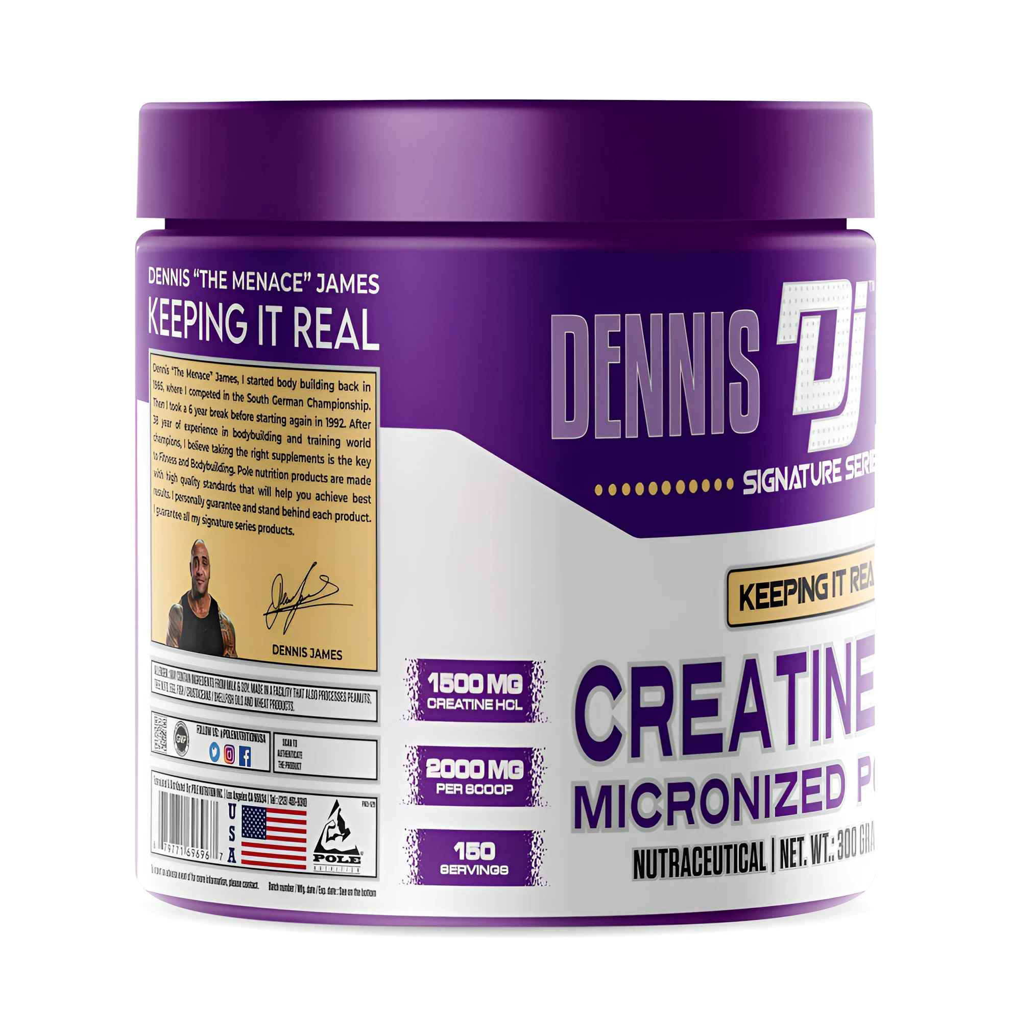 Dennis James Signature Series CREATINE HCL view 3